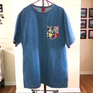 Marc Jacobs Denim Short Sleeve Dress